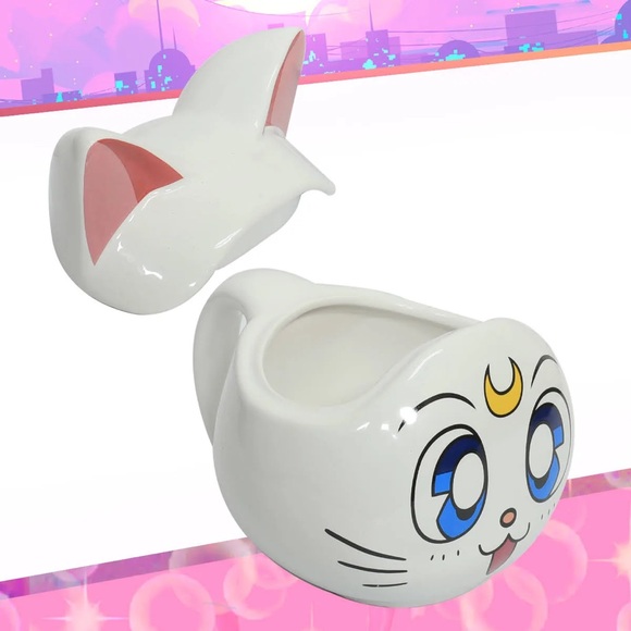 Sailor Moon 3D Artemis Cat Mug, New - Picture 2 of 6